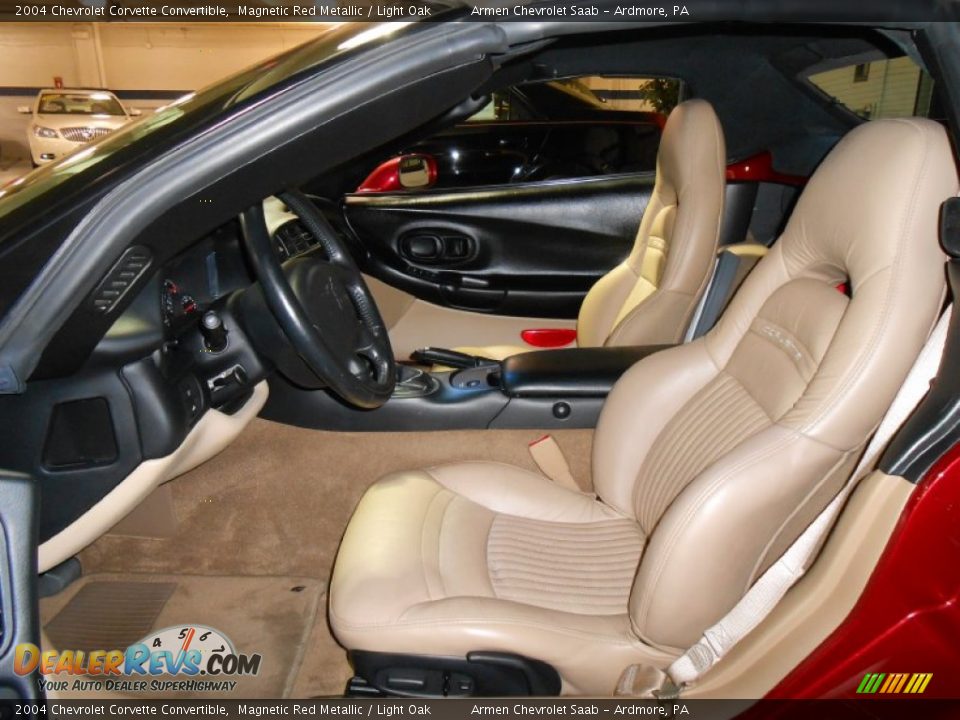 Front Seat of 2004 Chevrolet Corvette Convertible Photo #9