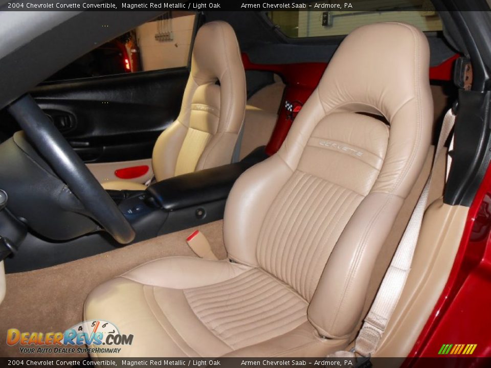Front Seat of 2004 Chevrolet Corvette Convertible Photo #10