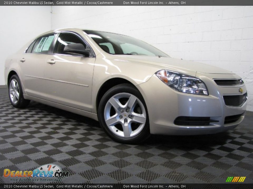 2010 Chevrolet Malibu LS Sedan Gold Mist Metallic / Cocoa/Cashmere Photo #1