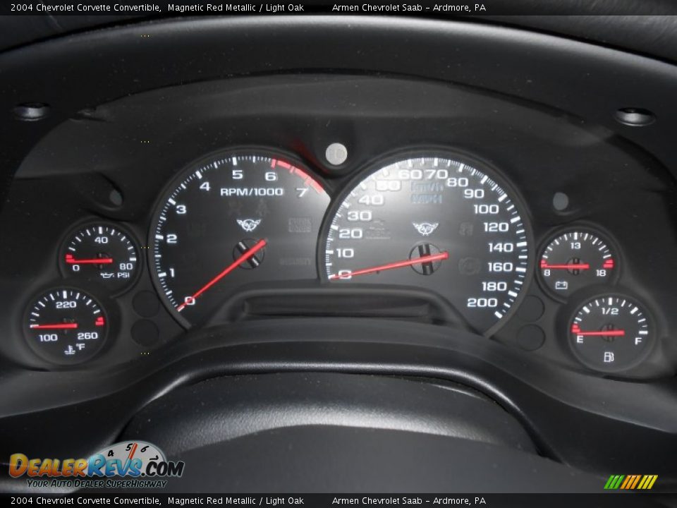 2004 Chevrolet Corvette Convertible Gauges Photo #18