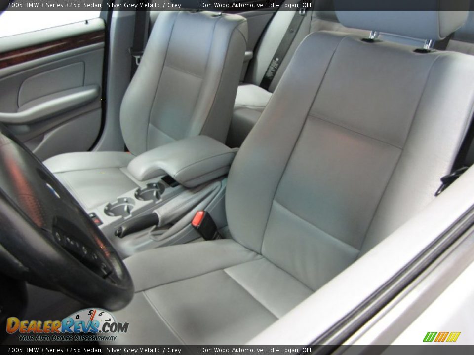 2005 BMW 3 Series 325xi Sedan Silver Grey Metallic / Grey Photo #5