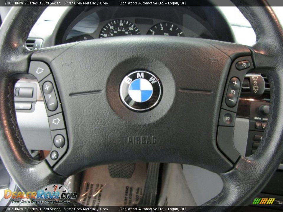 2005 BMW 3 Series 325xi Sedan Silver Grey Metallic / Grey Photo #14