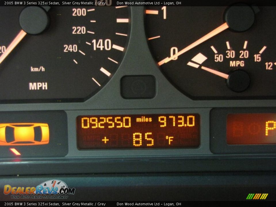 2005 BMW 3 Series 325xi Sedan Silver Grey Metallic / Grey Photo #20