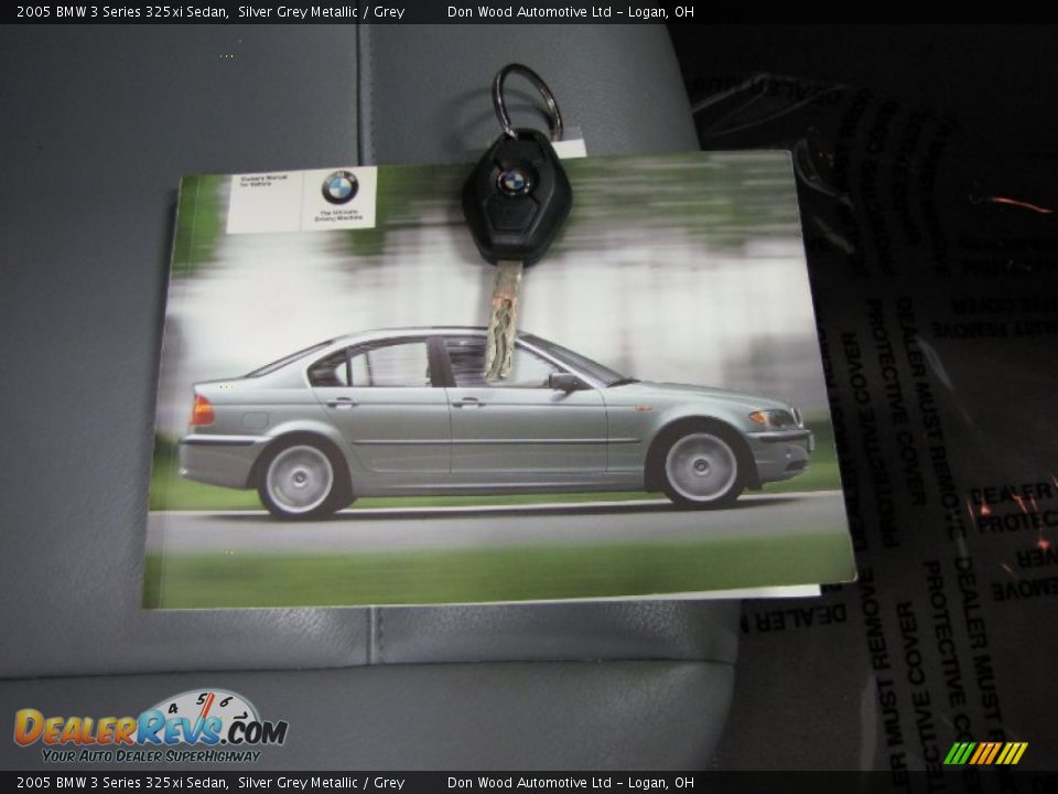 2005 BMW 3 Series 325xi Sedan Silver Grey Metallic / Grey Photo #28