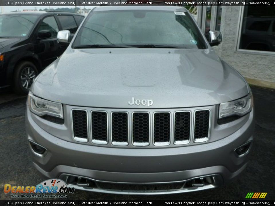 2014 Jeep Grand Cherokee Overland 4x4 Billet Silver Metallic / Overland Morocco Black Photo #7