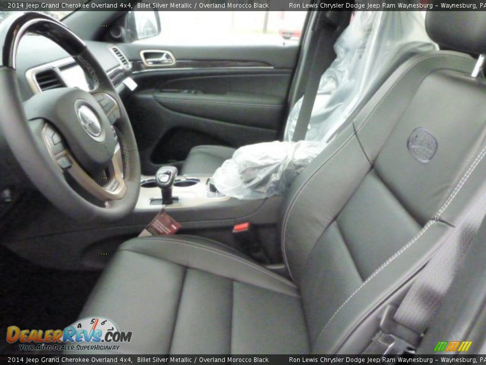 2014 Jeep Grand Cherokee Overland 4x4 Billet Silver Metallic / Overland Morocco Black Photo #9
