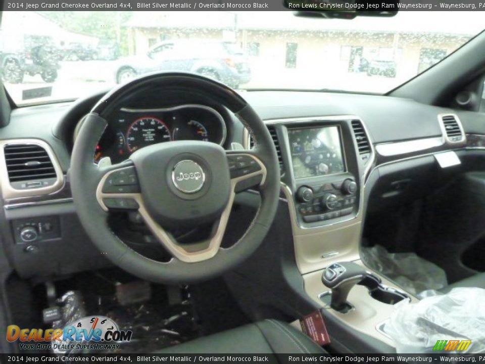2014 Jeep Grand Cherokee Overland 4x4 Billet Silver Metallic / Overland Morocco Black Photo #11