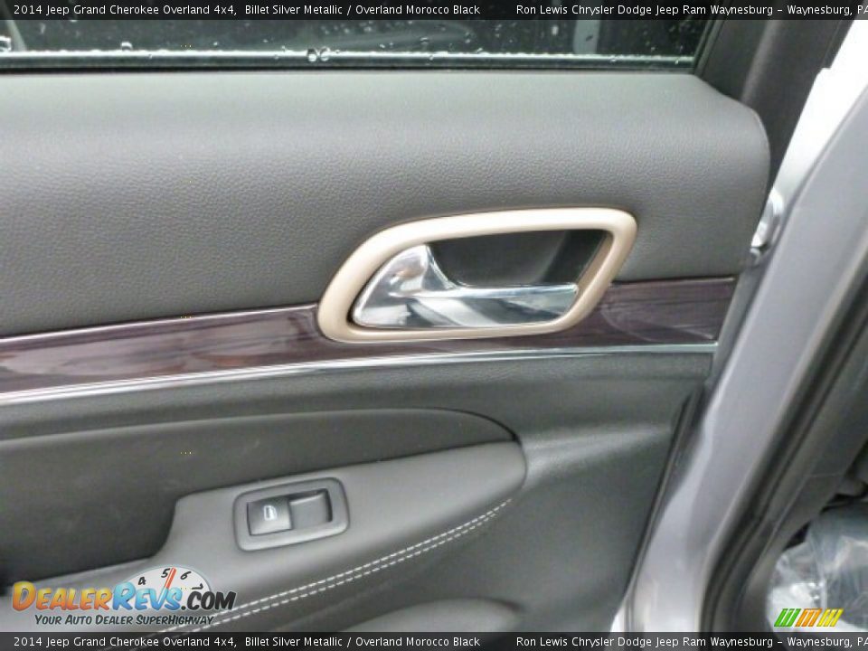 2014 Jeep Grand Cherokee Overland 4x4 Billet Silver Metallic / Overland Morocco Black Photo #12