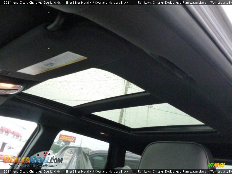 2014 Jeep Grand Cherokee Overland 4x4 Billet Silver Metallic / Overland Morocco Black Photo #15