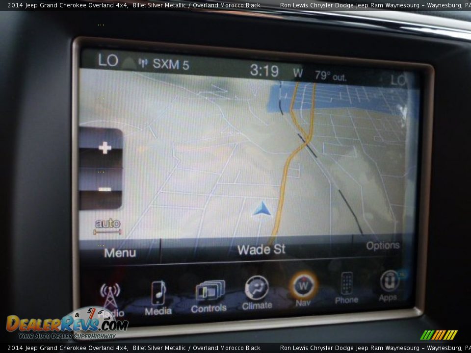 2014 Jeep Grand Cherokee Overland 4x4 Billet Silver Metallic / Overland Morocco Black Photo #17