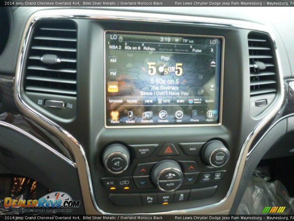 2014 Jeep Grand Cherokee Overland 4x4 Billet Silver Metallic / Overland Morocco Black Photo #18