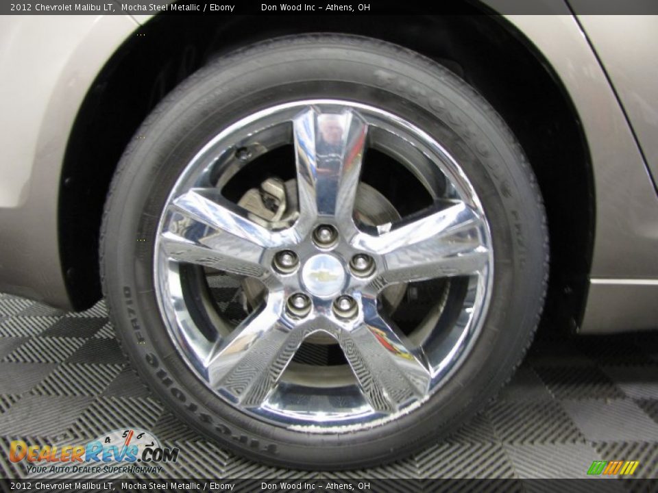 2012 Chevrolet Malibu LT Mocha Steel Metallic / Ebony Photo #26