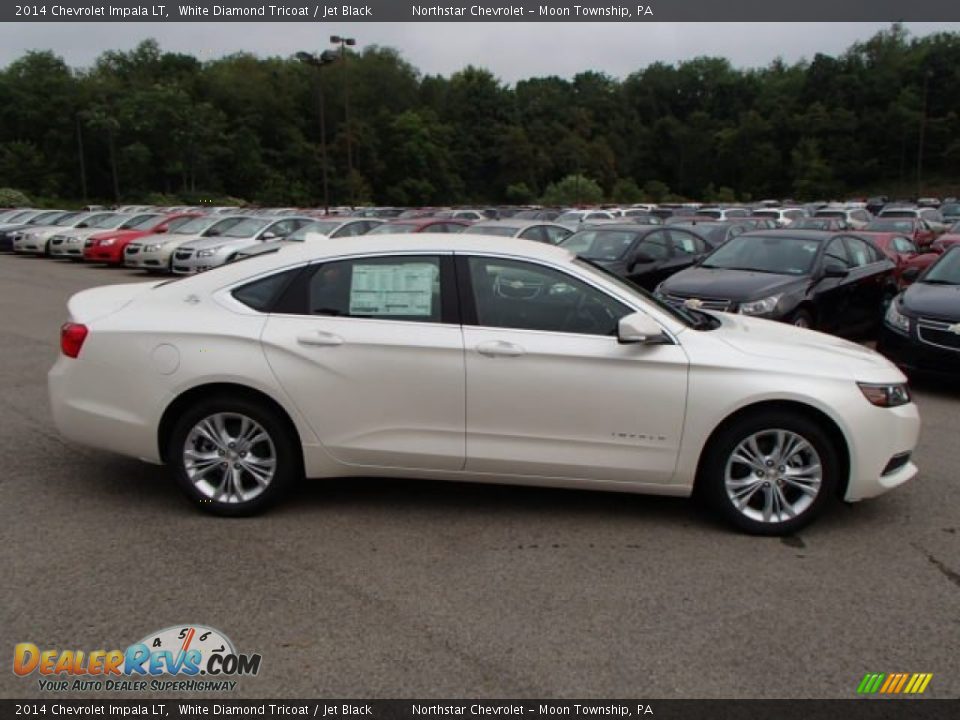 2014 Chevrolet Impala LT White Diamond Tricoat / Jet Black Photo #1