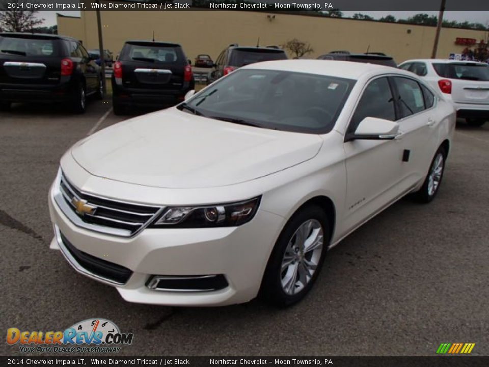 2014 Chevrolet Impala LT White Diamond Tricoat / Jet Black Photo #4