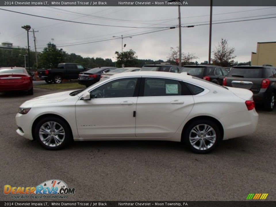 2014 Chevrolet Impala LT White Diamond Tricoat / Jet Black Photo #5
