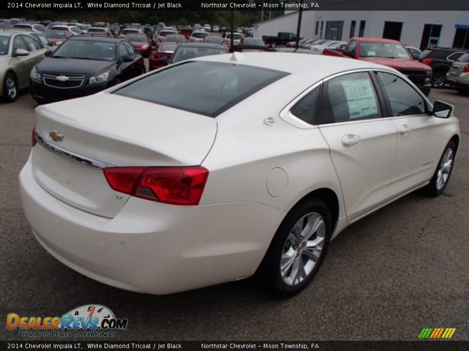 2014 Chevrolet Impala LT White Diamond Tricoat / Jet Black Photo #8