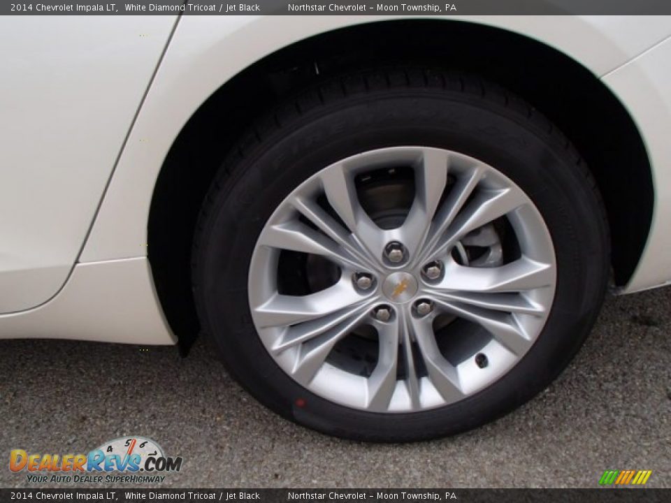 2014 Chevrolet Impala LT White Diamond Tricoat / Jet Black Photo #9
