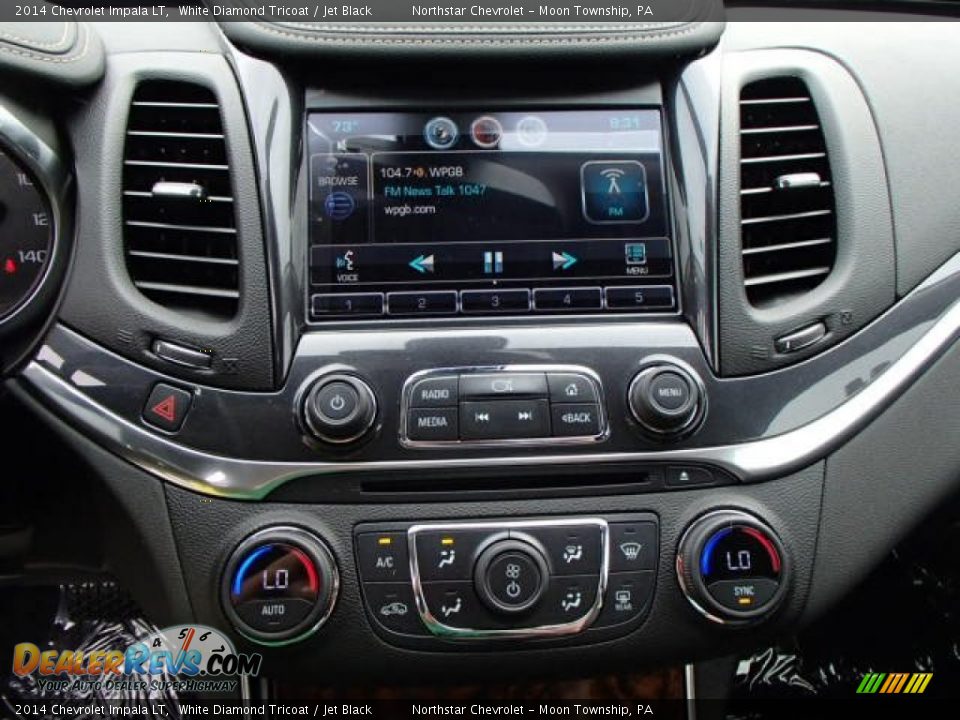 2014 Chevrolet Impala LT White Diamond Tricoat / Jet Black Photo #15