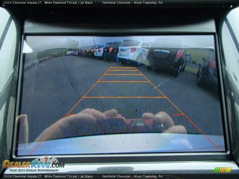 2014 Chevrolet Impala LT White Diamond Tricoat / Jet Black Photo #17