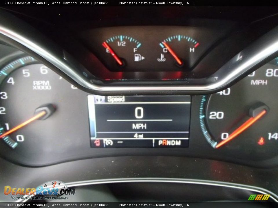 2014 Chevrolet Impala LT White Diamond Tricoat / Jet Black Photo #19