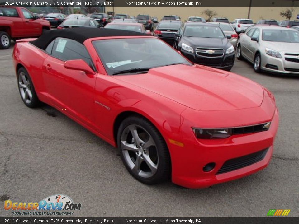 Front 3/4 View of 2014 Chevrolet Camaro LT/RS Convertible Photo #2