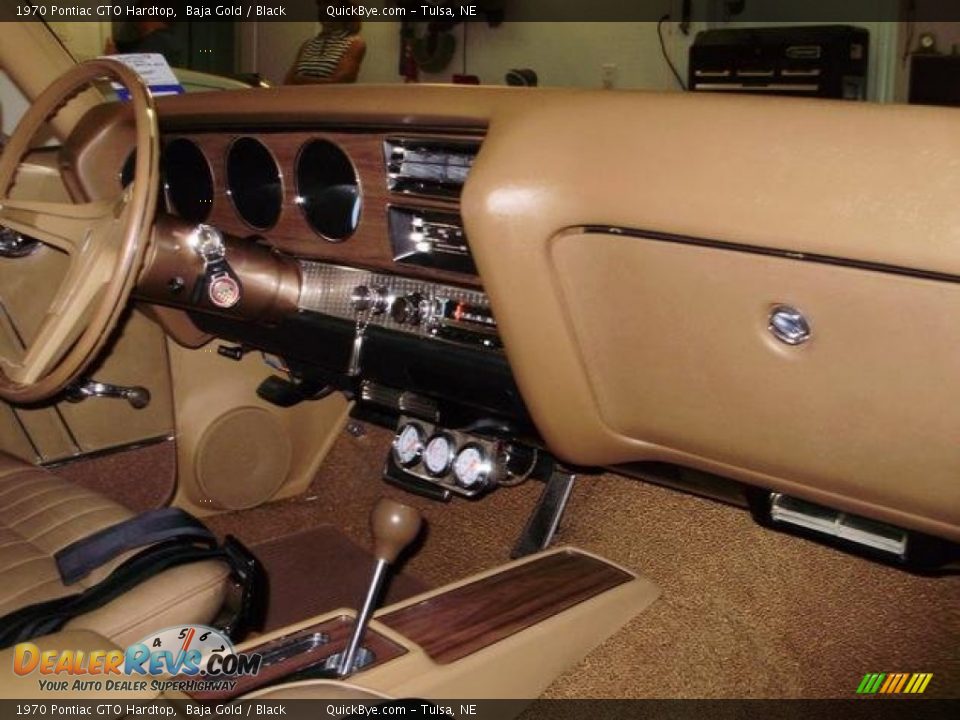 Black Interior - 1970 Pontiac GTO Hardtop Photo #6