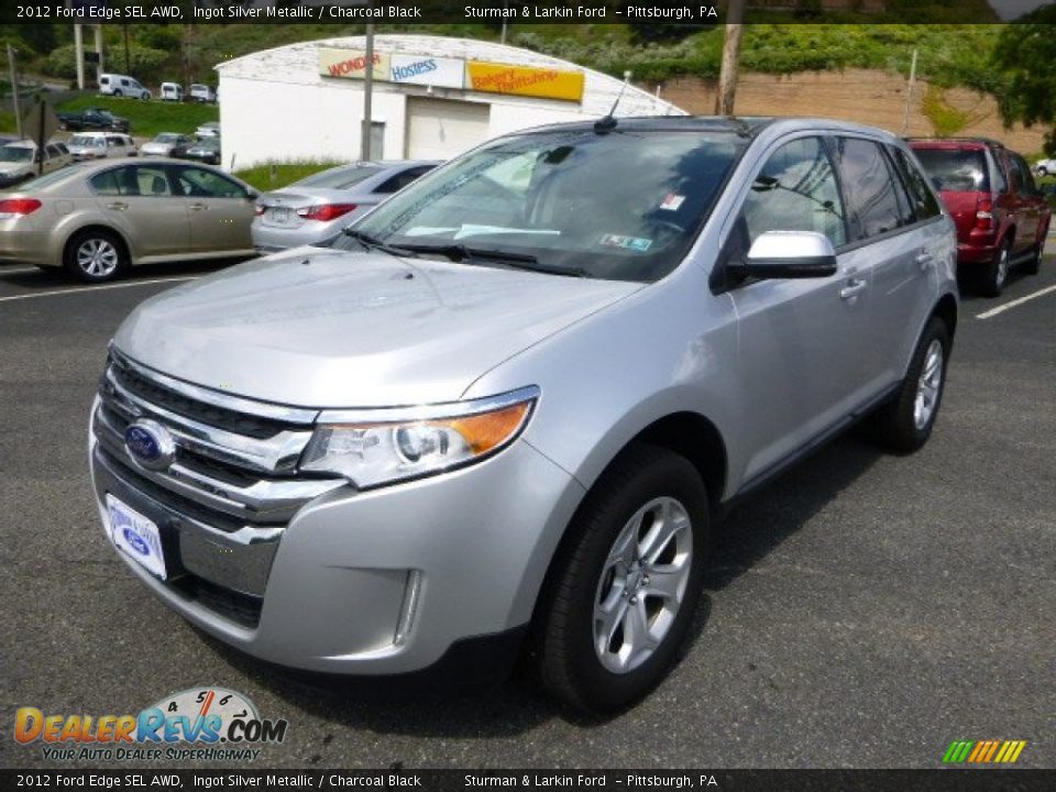 2012 Ford Edge SEL AWD Ingot Silver Metallic / Charcoal Black Photo #5