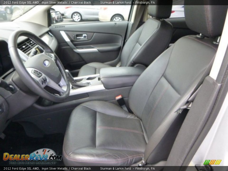 2012 Ford Edge SEL AWD Ingot Silver Metallic / Charcoal Black Photo #8