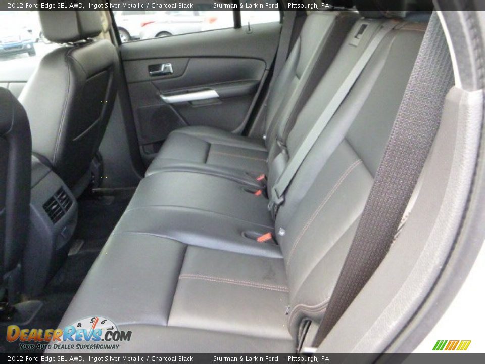 2012 Ford Edge SEL AWD Ingot Silver Metallic / Charcoal Black Photo #9