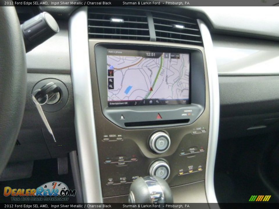 2012 Ford Edge SEL AWD Ingot Silver Metallic / Charcoal Black Photo #13