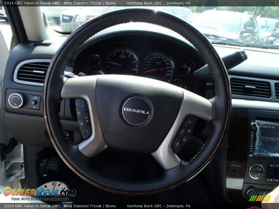 2014 GMC Yukon XL Denali AWD Steering Wheel Photo #18