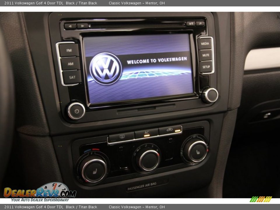 Controls of 2011 Volkswagen Golf 4 Door TDI Photo #9