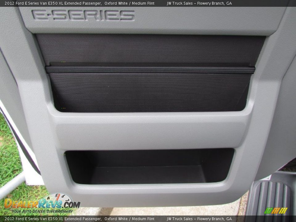 2012 Ford E Series Van E350 XL Extended Passenger Oxford White / Medium Flint Photo #16