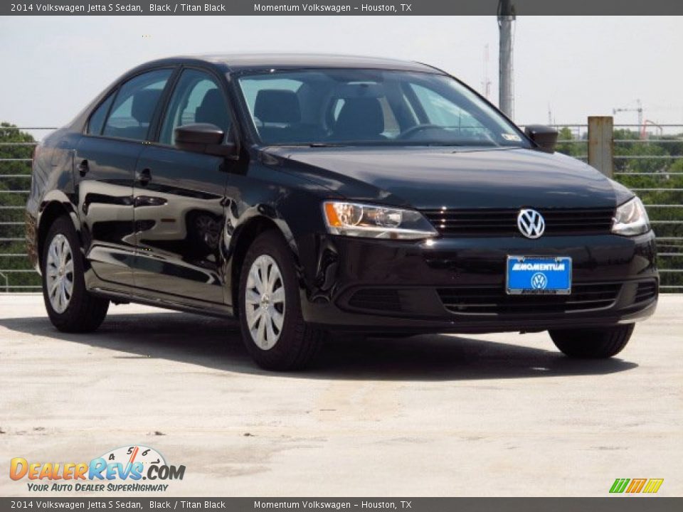 2014 Volkswagen Jetta S Sedan Black / Titan Black Photo #1