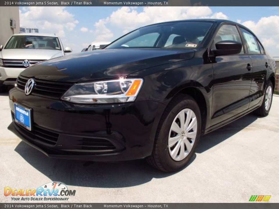 2014 Volkswagen Jetta S Sedan Black / Titan Black Photo #3