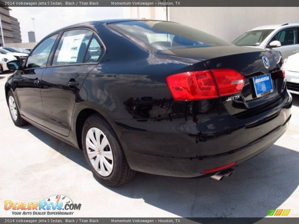 2014 Volkswagen Jetta S Sedan Black / Titan Black Photo #4