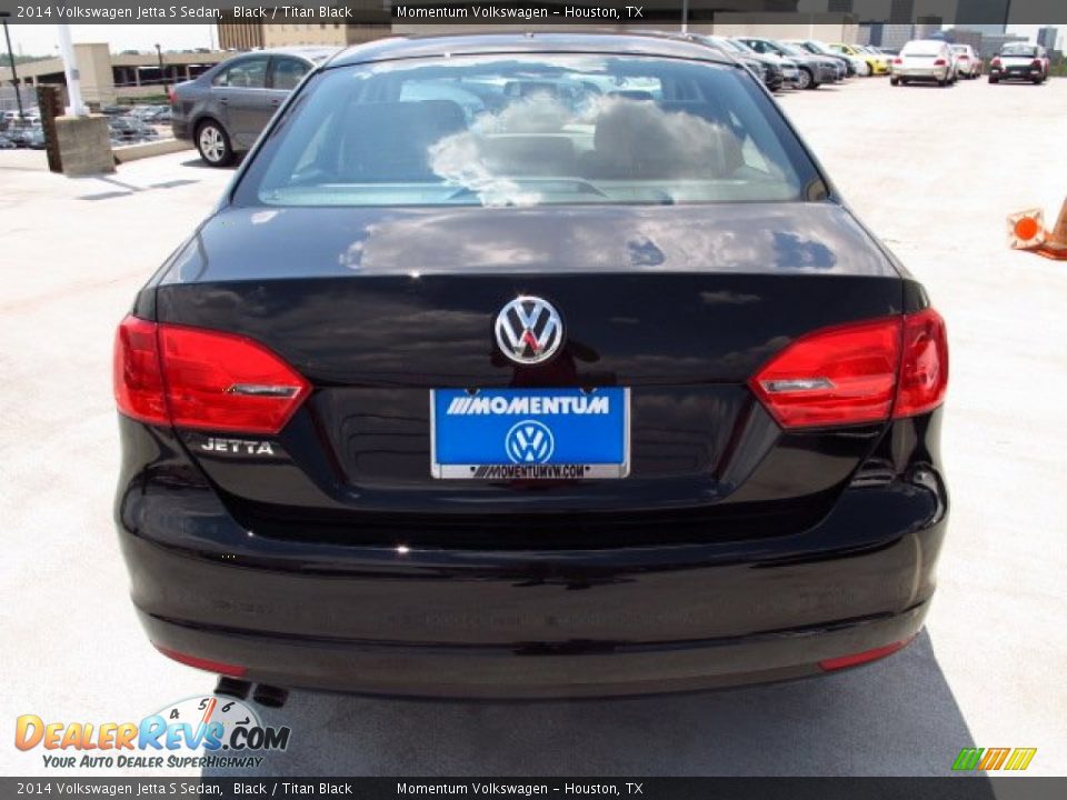 2014 Volkswagen Jetta S Sedan Black / Titan Black Photo #5