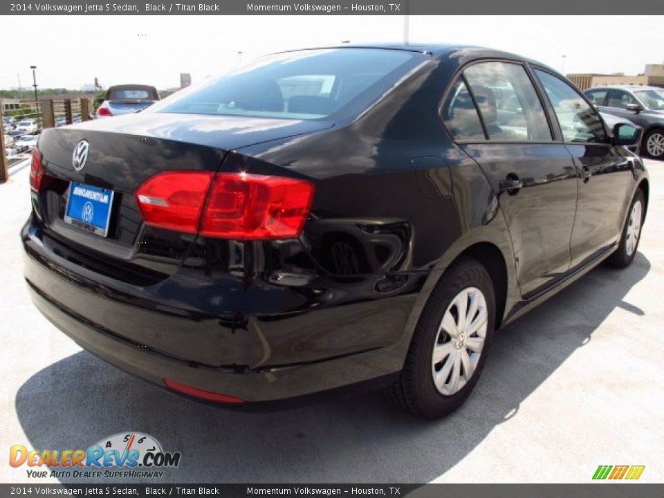 2014 Volkswagen Jetta S Sedan Black / Titan Black Photo #6