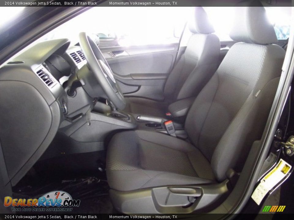 2014 Volkswagen Jetta S Sedan Black / Titan Black Photo #11