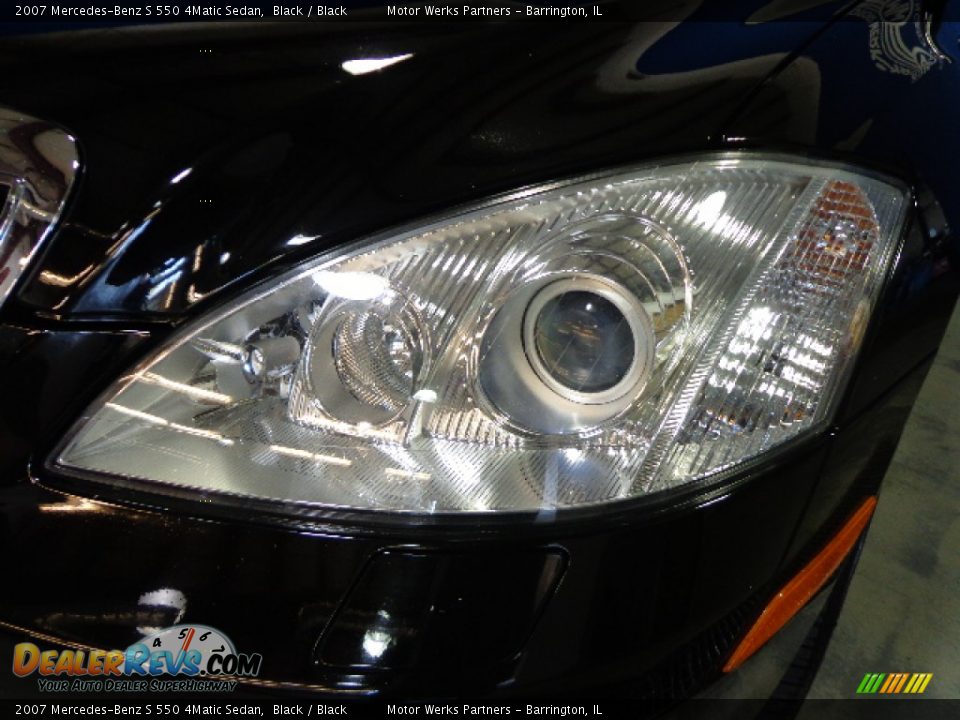 2007 Mercedes-Benz S 550 4Matic Sedan Black / Black Photo #5