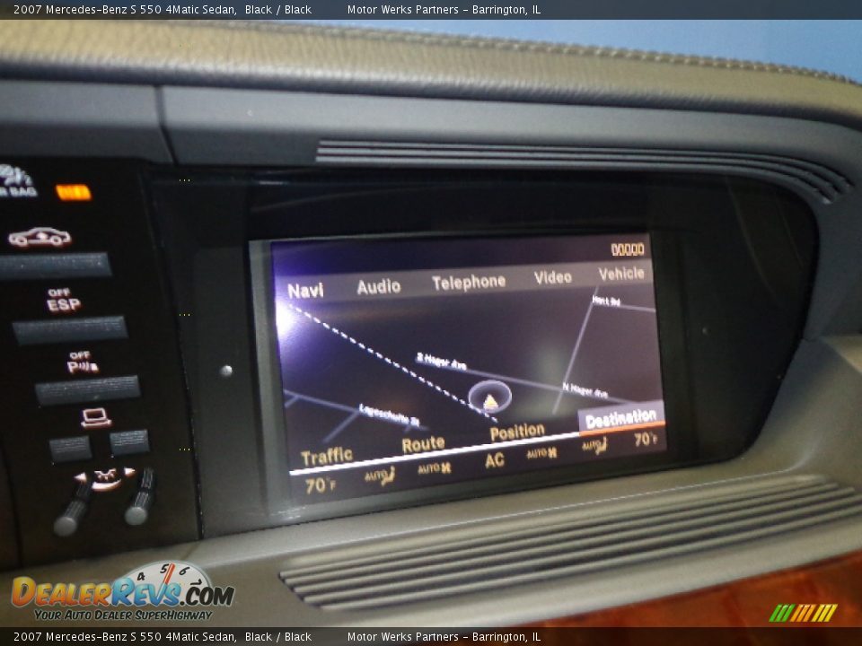 2007 Mercedes-Benz S 550 4Matic Sedan Black / Black Photo #32