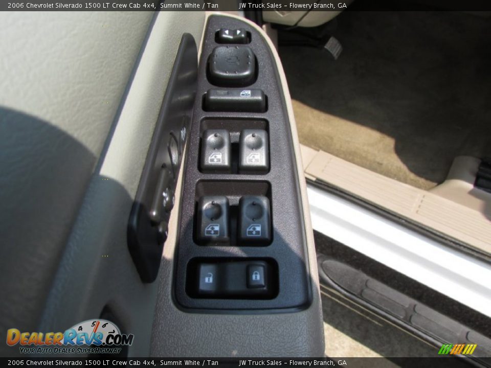 2006 Chevrolet Silverado 1500 LT Crew Cab 4x4 Summit White / Tan Photo #14