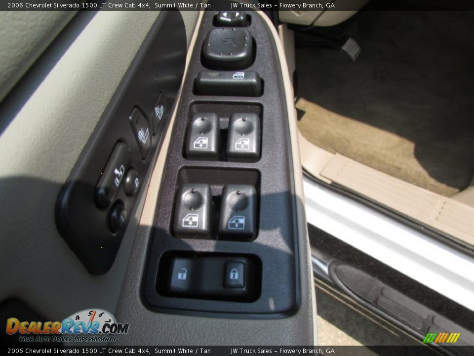 2006 Chevrolet Silverado 1500 LT Crew Cab 4x4 Summit White / Tan Photo #15