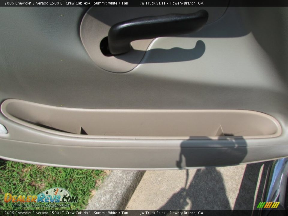 2006 Chevrolet Silverado 1500 LT Crew Cab 4x4 Summit White / Tan Photo #18