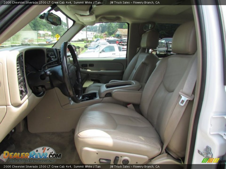 2006 Chevrolet Silverado 1500 LT Crew Cab 4x4 Summit White / Tan Photo #22