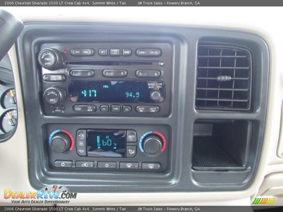 2006 Chevrolet Silverado 1500 LT Crew Cab 4x4 Summit White / Tan Photo #29