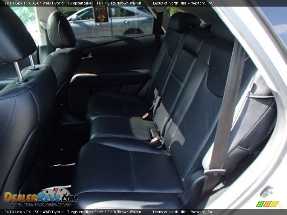 2010 Lexus RX 450h AWD Hybrid Tungsten Silver Pearl / Black/Brown Walnut Photo #10