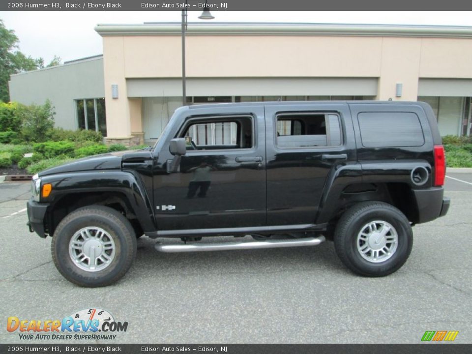 2006 Hummer H3 Black / Ebony Black Photo #1