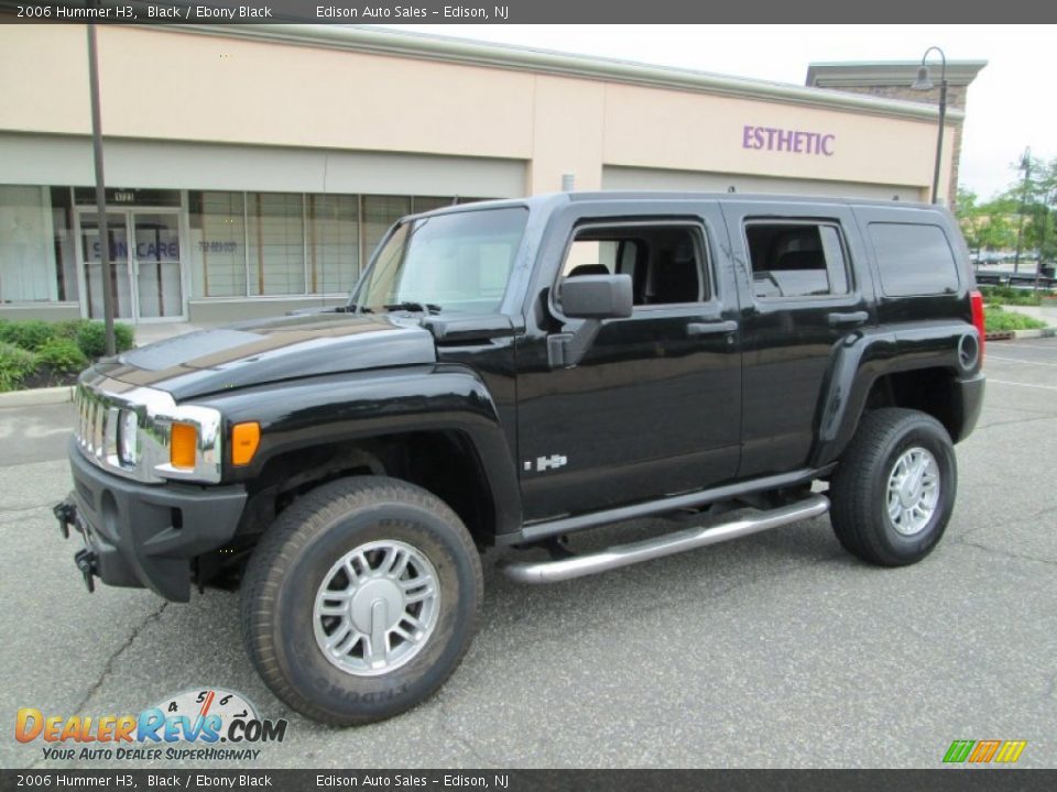 2006 Hummer H3 Black / Ebony Black Photo #3