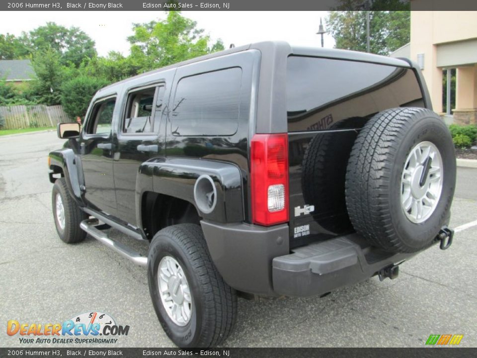 2006 Hummer H3 Black / Ebony Black Photo #5